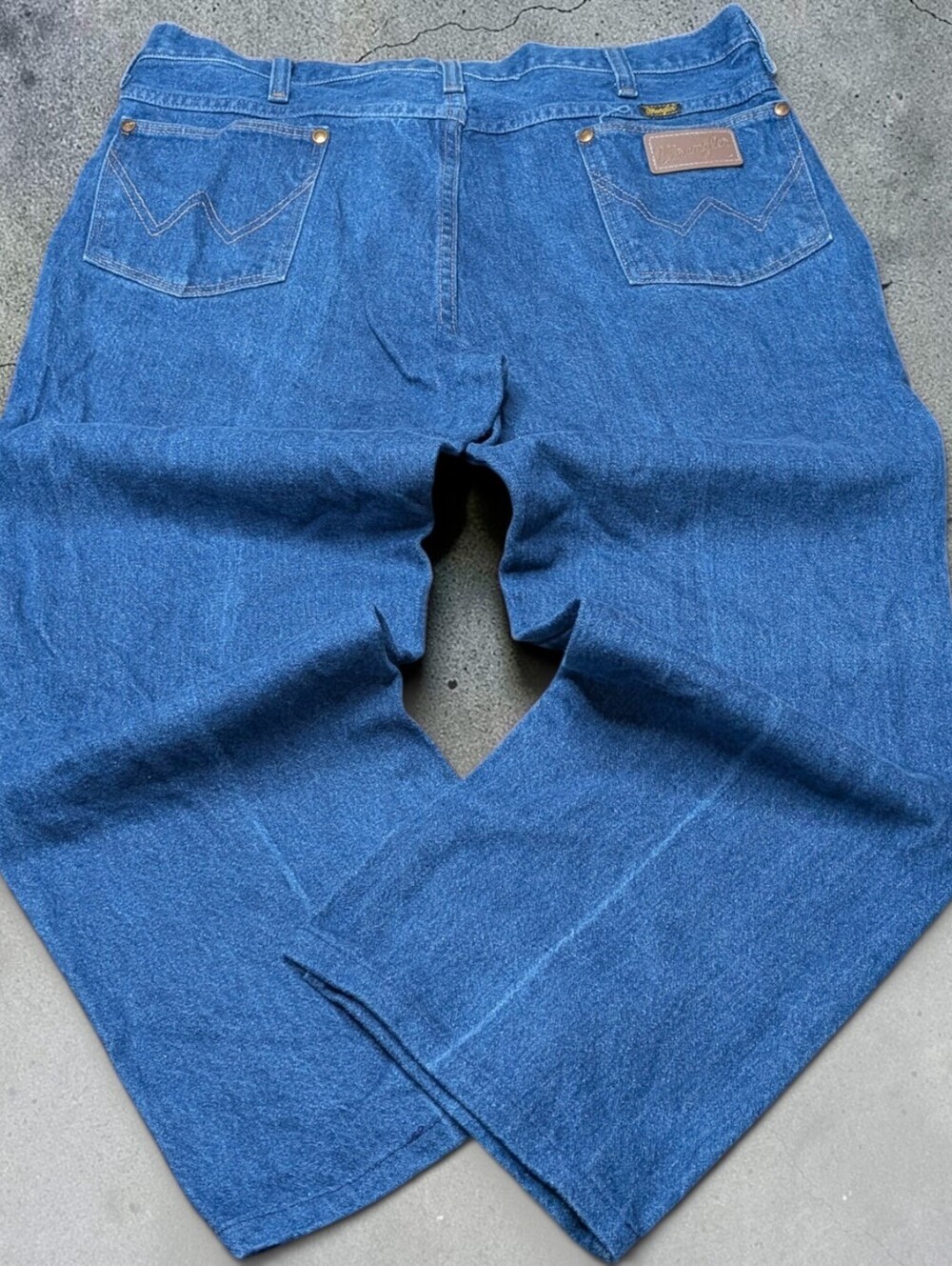 Vintage 90s Wrangler Bootcut Cowboy Jeans Size 33 x 25 Made in USA Denim Pants